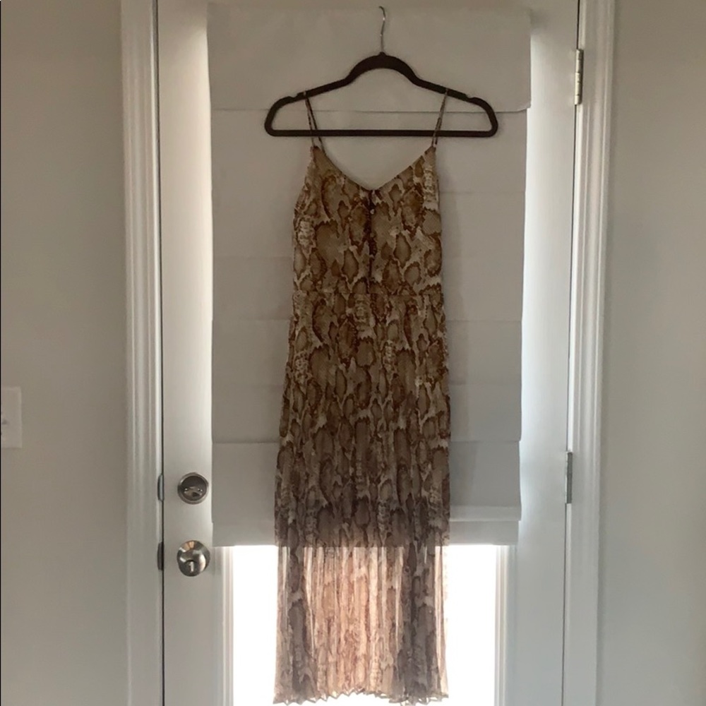 Free Press Snakeskin Dress